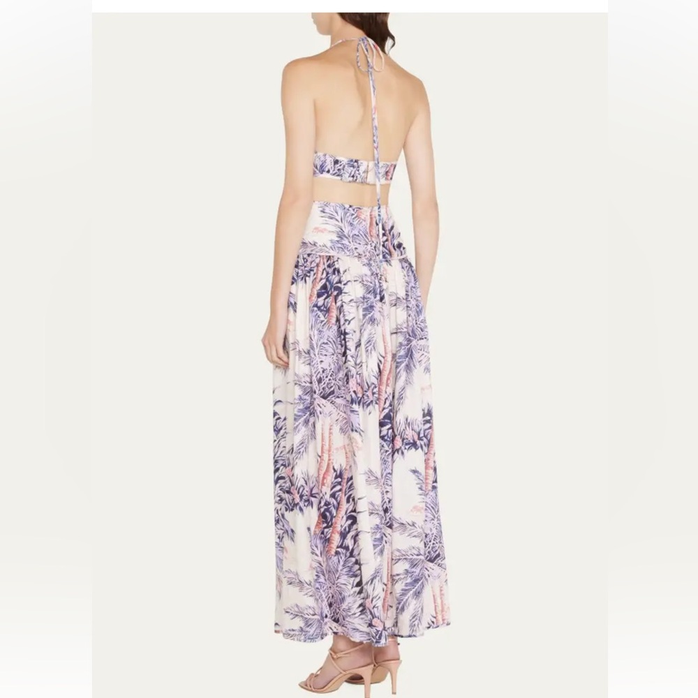 Last one!! Zimmermann Cira Halter Cut-Out Maxi Dress - Picture 3 of 7